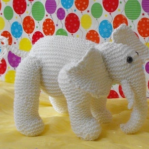 knitting pattern instructions Eddie Nursery White Elephant pdf immediate digital download knitting pattern image 2