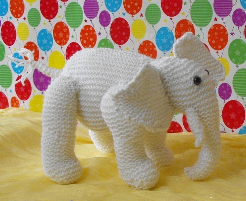 knitting pattern instructions Eddie Nursery White Elephant pdf immediate digital download knitting pattern image 2