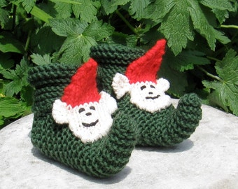 Instant Digital File PDF Download Baby Pixie Boots pdf download knitting pattern