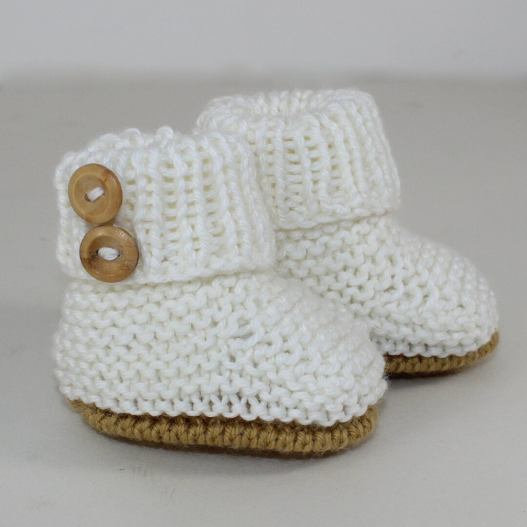 Madmonkeyknits Baby Unisex Booties Knitting Pattern Pdf Etsy