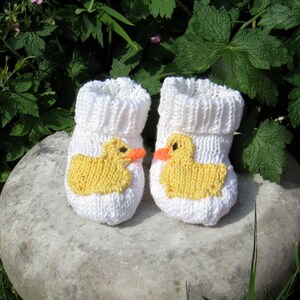 Instant Digital File pdf download knitting pattern madmonkeyknits Baby Duck Boots pdf knitting pattern image 5