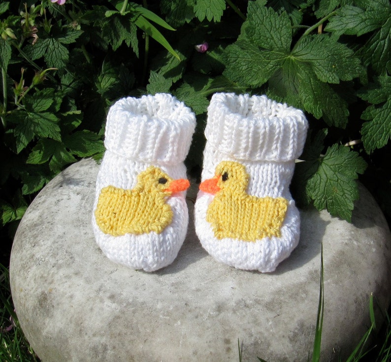 Instant Digital File pdf download knitting pattern madmonkeyknits Baby Duck Boots pdf knitting pattern image 5