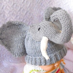 digitale pdf Datei Strickanleitung madmonkeyknits Baby Big Ears Elefanten Beanie Mütze pdf download Strickanleitung Bild 3