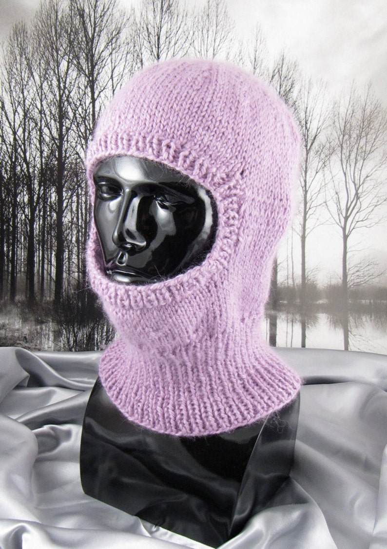 madmonkeyknits Simple Chunky Balaclava pdf download knitting pattern Instant Digital File pdf download knitting pattern image 3