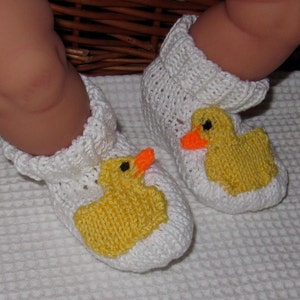 Instant Digital File pdf download knitting pattern madmonkeyknits Baby Duck Boots pdf knitting pattern image 3