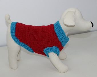 madmonkeyknits - Simple Chunky Dog Coat knitting pattern pdf download - Instant Digital File pdf knitting pattern