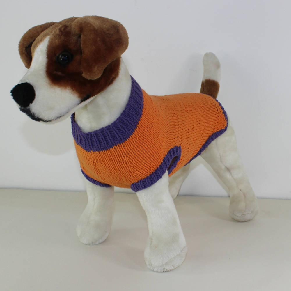 madmonkeyknits Simple Dog Coat CIRCULAR knitting pattern pdf Etsy