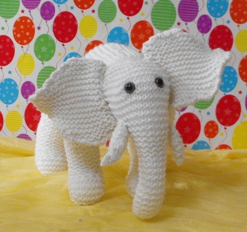 knitting pattern instructions Eddie Nursery White Elephant pdf immediate digital download knitting pattern image 1