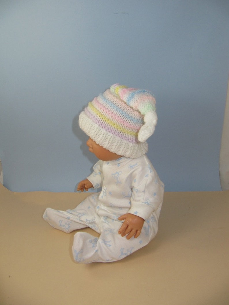 Digital File Pdf Download Knitting Pattern Baby Candy Stripe Etsy
