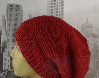 Instant Digital File pdf download Knitting Pattern - City Slouch hat knitting pattern by madmonkeyknits