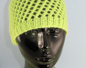 knitting pattern digital pdf download - Easy Lace Skullcap pdf knitting pattern