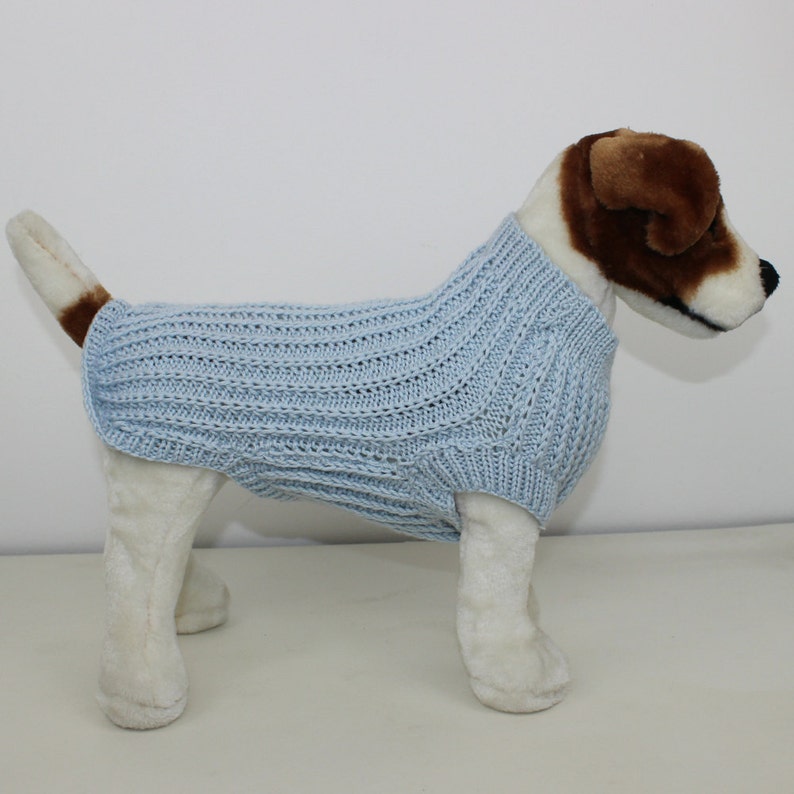 Madmonkeyknits Simple Fishermans Rib Dog Coat knitting pattern pdf download Instant Digital File pdf knitting pattern image 5