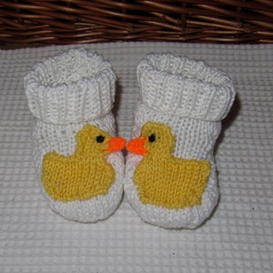 Instant Digital File pdf download knitting pattern madmonkeyknits Baby Duck Boots pdf knitting pattern image 4