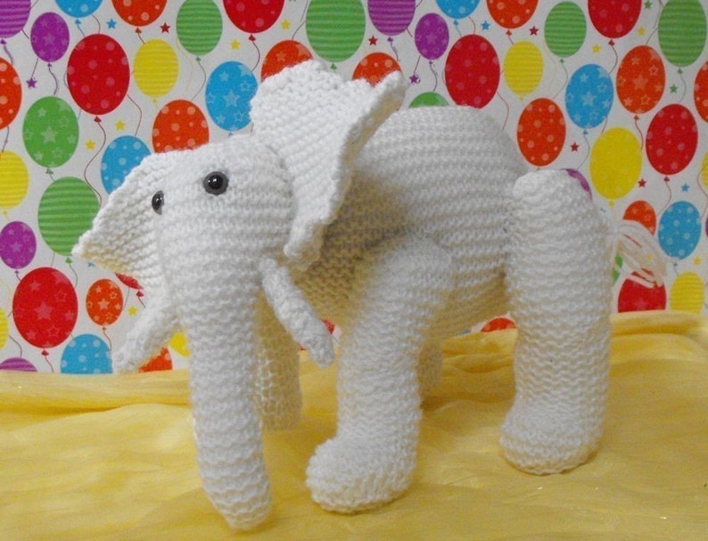 knitting pattern instructions Eddie Nursery White Elephant pdf immediate digital download knitting pattern image 3