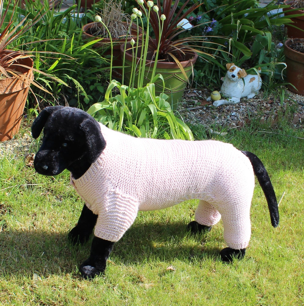 Madmonkeyknits Dog Chunky Garter Stitch Onesie Knitting Etsy UK