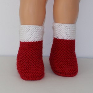 madmonkeyknits - Baby Simple Christmas Booties knitting pattern pdf download - Instant Digital File pdf knitting pattern