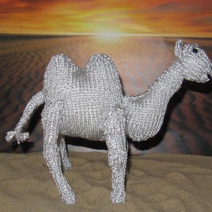 madmonkeyknits Silver Camel Toy animal pdf knitting pattern Instant Digital File pdf download knitting pattern image 5