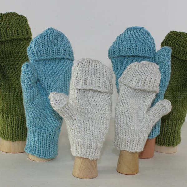 madmonkeyknits - Aran Texting Mittens knitting pattern pdf download - Instant Digital File pdf knitting pattern