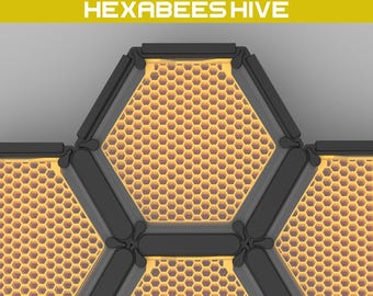 Modular Beehive System | Hexabees observasional Hive