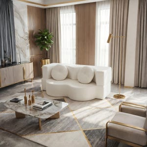 Foldable Teddy Sofa Bed, Modular Floor Seating for Small Apartments & Studio Living Wit