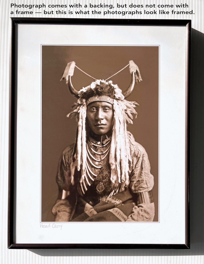 Chief Medicine Crow Photo Print, Restored Native American Portrait - Etsy