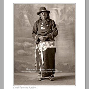 Chief Running Rabbit Photograph, Siksika First Nations, Blackfoot Tribe ...