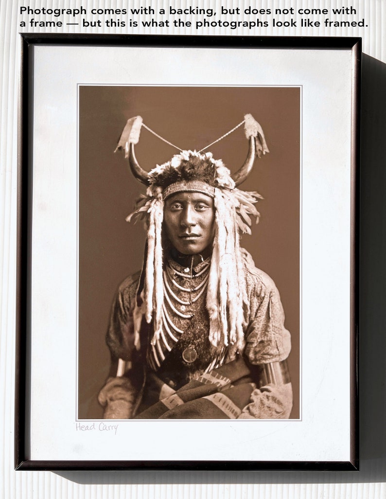 Dust Maker, grande photographie de réimpression restaurée professionnellement du guerrier Ponca indien amérindien vintage en vêtements de cérémonie image 7