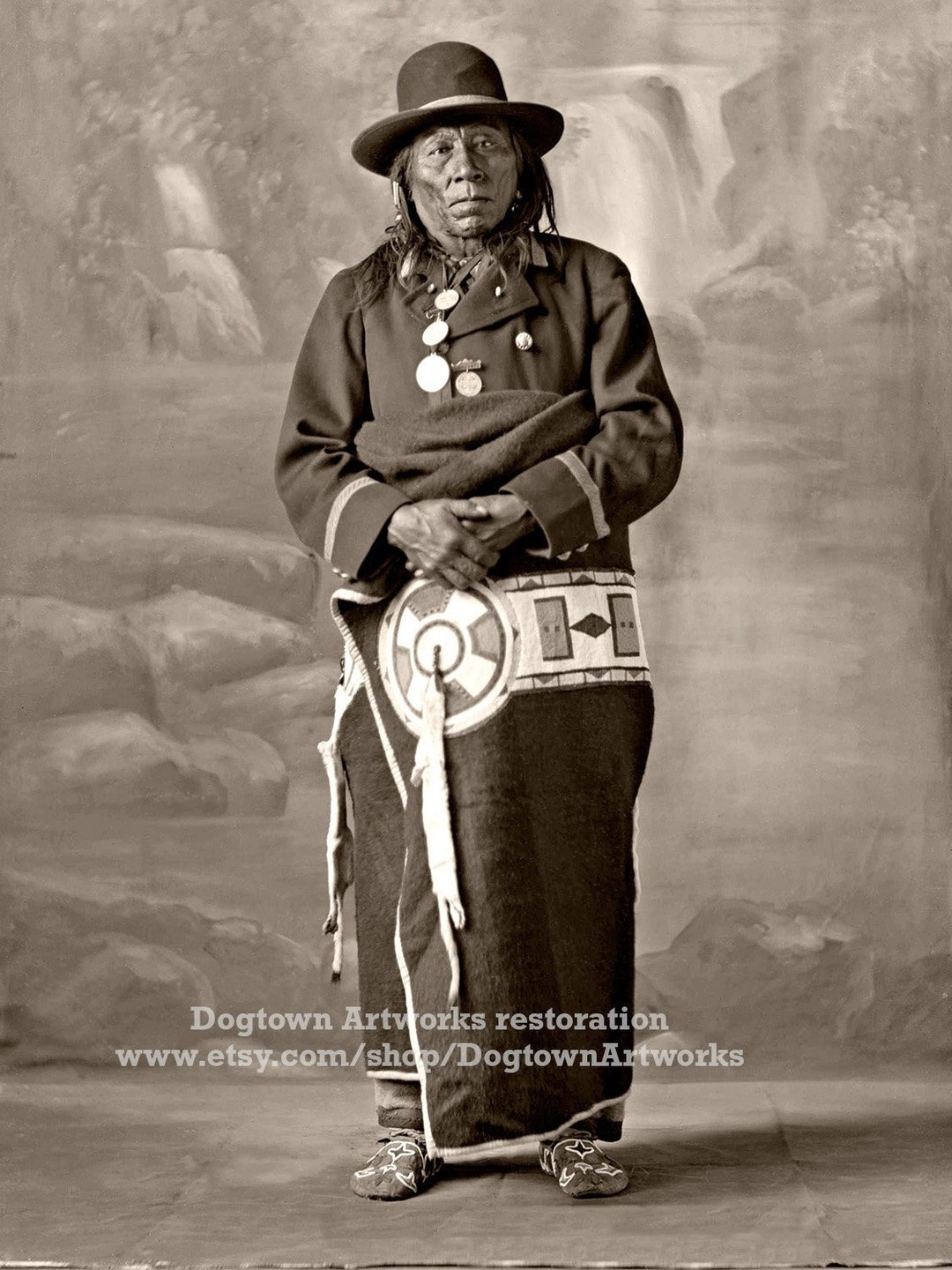 Chief Running Rabbit Photograph, Siksika First Nations, Blackfoot Tribe ...