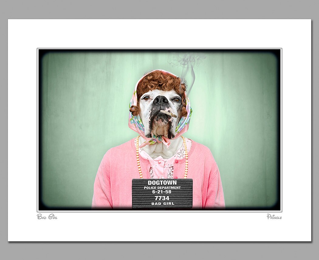 Young Girl With Her Dog/キース カーター/ポスター Young Girl With Her Dog/キース カーター/ポスター