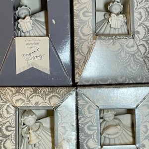 Porcelain Margaret Furlong Angel Ornaments - Etsy