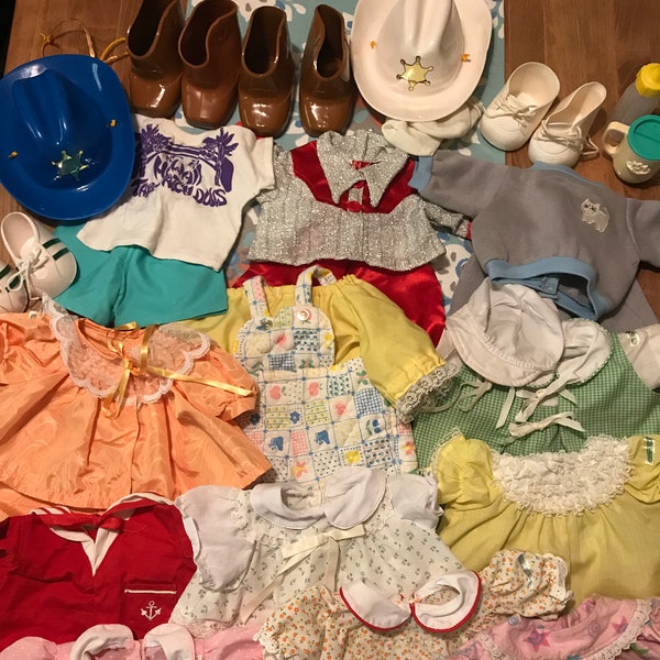 U Pick Cabbage Patch Kids and Taro Patch Clothing and Accessories - Outfit Sets Shoes Hats Cowboy Sailor Summer