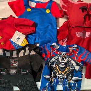 U Pick Build a Bear BAB BABW Costume Royal Canadian Mountie Jacket Darth Vader Super Mario Transformers PJ Masks Owlette