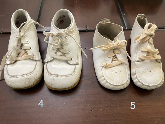 U Pick Vintage Baby Shoes White Classic Style Buster … - Gem
