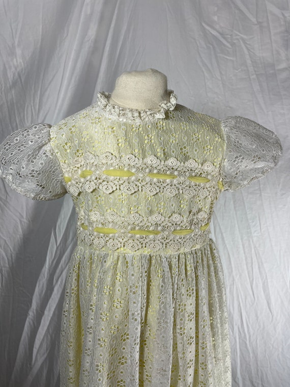 Vintage 1970s Sabina Frocks Hollywood CA Girl's Y… - image 4