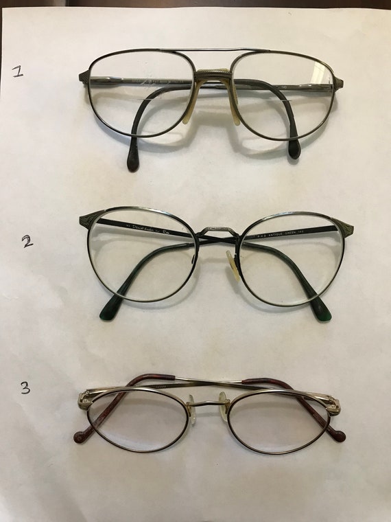 Round thin clearance metal frame glasses