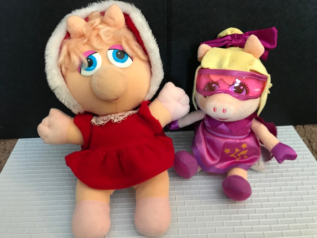 Disney Store Miss Piggy Muppet Babies Plush Pig Pink 14 Soft Toy Stuffed  Animal