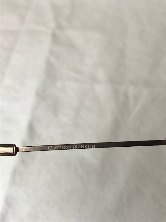 Clayton Franklin 329 Metallic Brown Titanium Eyeglasses With