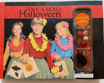 Vintage 2004 Have a Molly Halloween American Girl Pleasant Company - New Old Stock - Craft Kit and Booklet