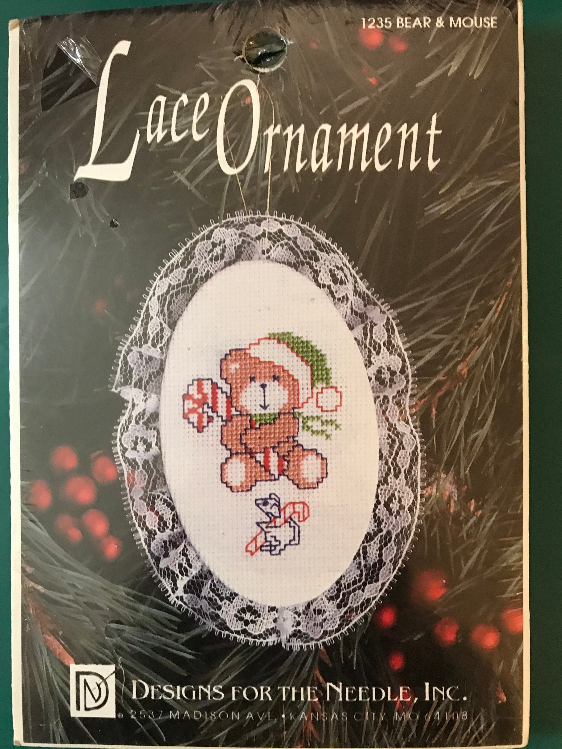 Ornament Cross Stitch kit Designs for the Needle, Inc. 3 Different Pattern  Kits