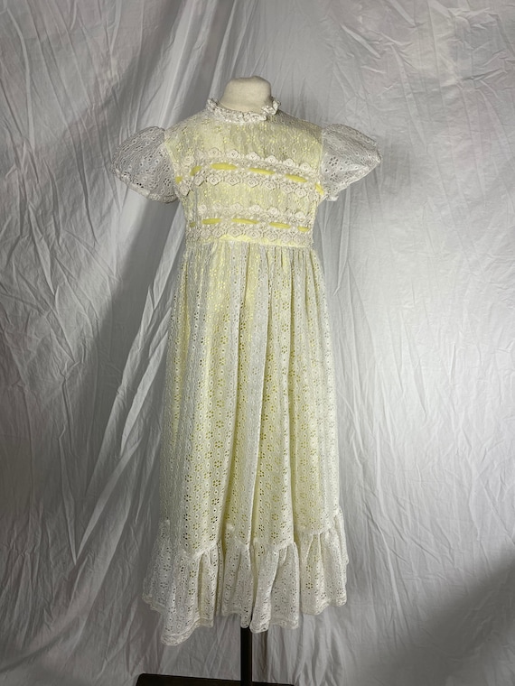 Vintage 1970s Sabina Frocks Hollywood CA Girl's Y… - image 3