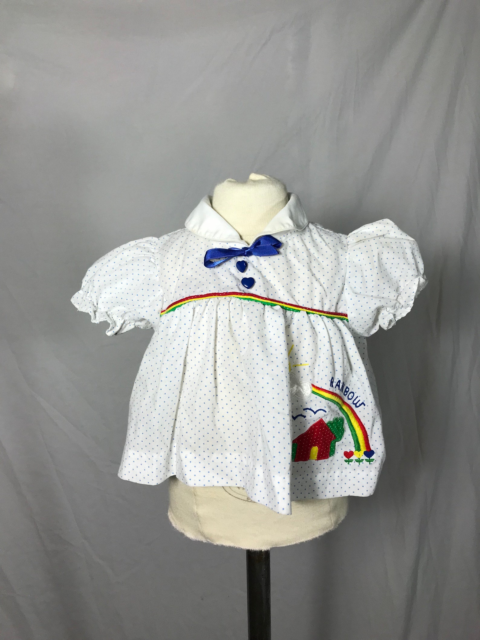 Baby Togs Infant Girl's Top o Babydoll Dress Polka Dot Etsy