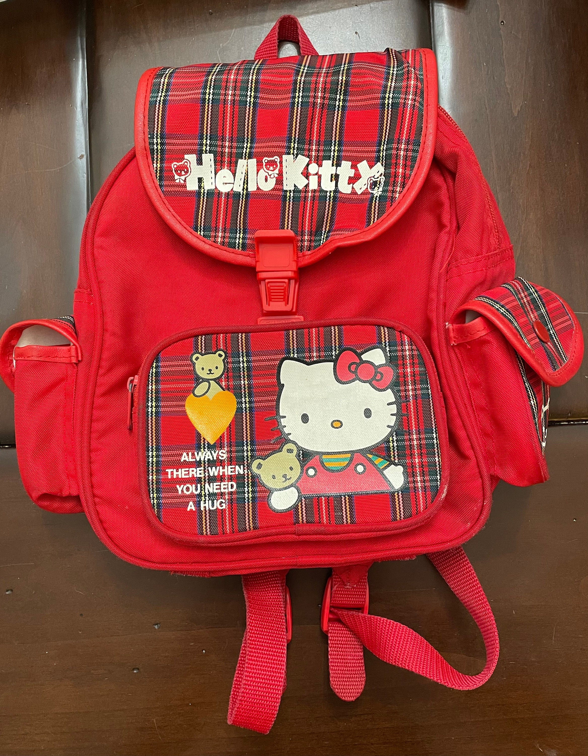 Red Plaid Twill Pattern Backpack for Sale by 89BLACK