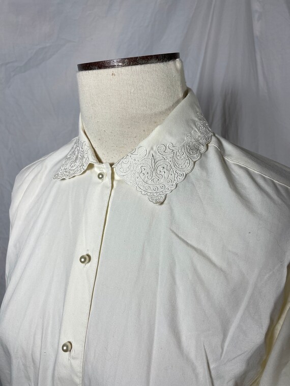 Vintage 1970s Era Traditions Ltd Cotton Blend Cre… - image 3