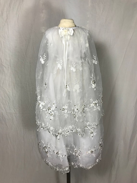 Little Girl’s Special Occasion White Dress with D… - image 4