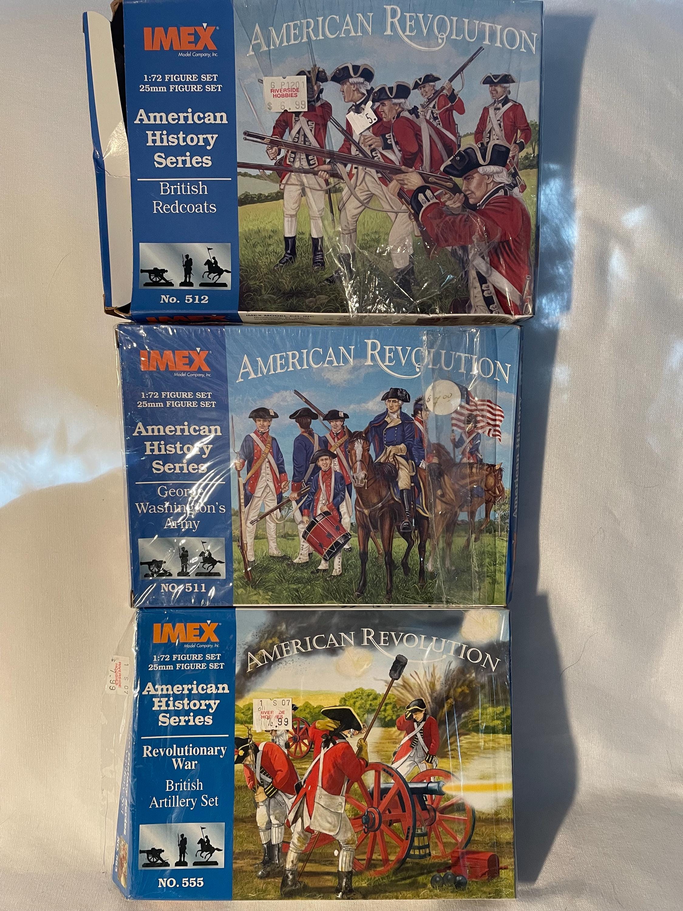 U Pick 1/72 Scale Military Figures Imex American Revolution 511