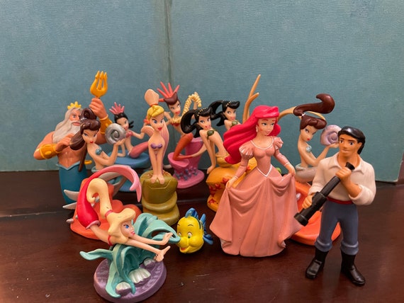 U Pick Disney Cake Topper Little Mermaid Ariel Prince Eric Flounder Father King Tritan Sisters Arista Attina Adella Alana Andriana Aquata Etsy