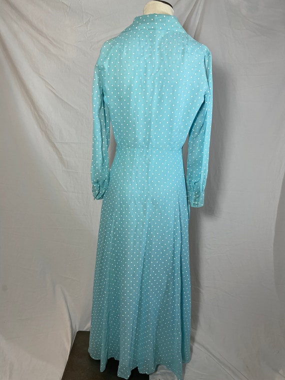 Vintage 1970s Era Coco California Blue Maxi Lengt… - image 4