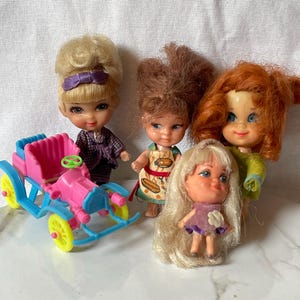 U Pick Vintage 1960s Little Kiddle Doll Rosemary Roadster Blond Car