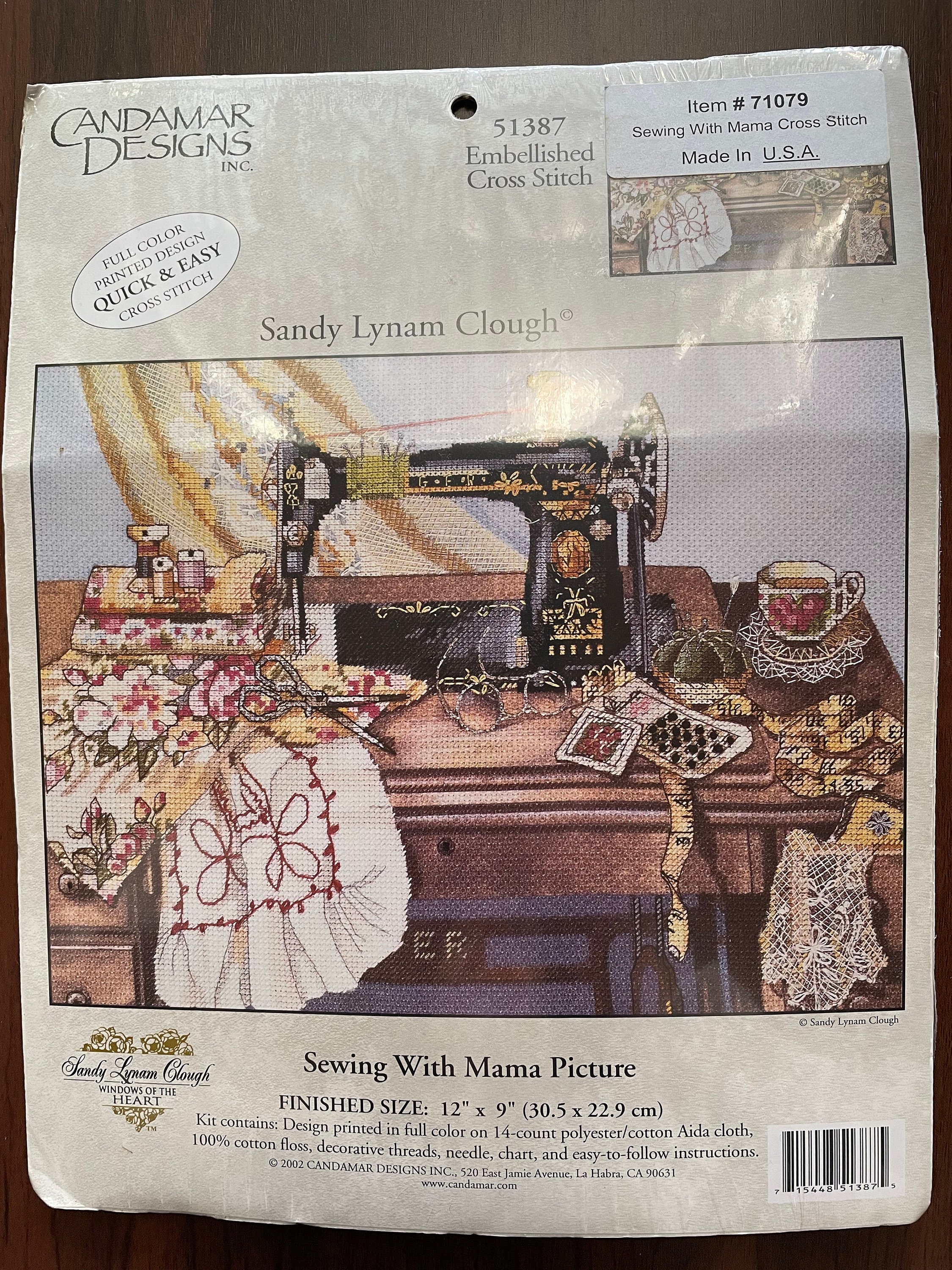 Sewing With Mama Candamar Designs Embellished Cross Stitch