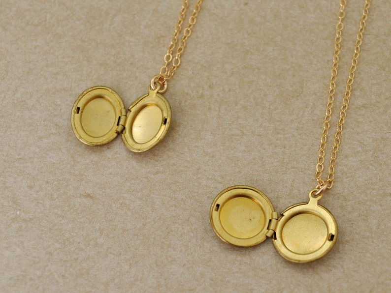 TINY VINTAGE LOCKETS Delicate 14k Gold Filled Everyday Wear Etsy